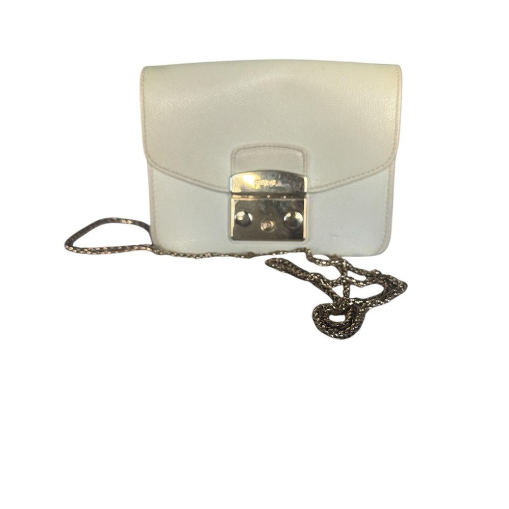 Furla Cream Leather Women's Bag